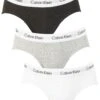 Calvin Klein 3 Pack Briefs - Black/Grey/White
