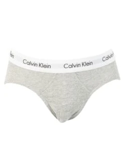 Calvin Klein 3 Pack Briefs - Black/Grey/White -Standout Fashion Shop 10319d