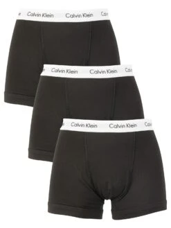 Calvin Klein 3 Pack Trunks - Black