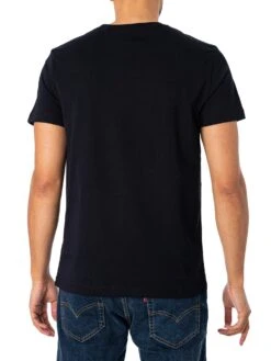 GANT Plain Crew Neck T-Shirt - Black -Standout Fashion Shop 18909c 1