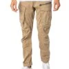 G-Star RAW Rovic Zip 3D Straight Tapered Cargos - Dune