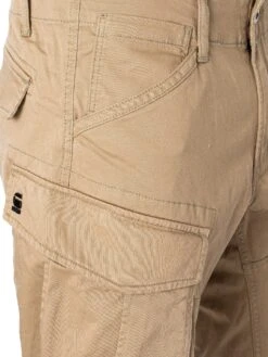 G-Star RAW Rovic Zip 3D Straight Tapered Cargos - Dune -Standout Fashion Shop 22908f 1