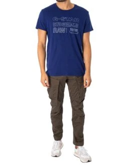 G-Star RAW Rovic Zip 3D Straight Tapered Cargos - GS Grey -Standout Fashion Shop 23067f 1