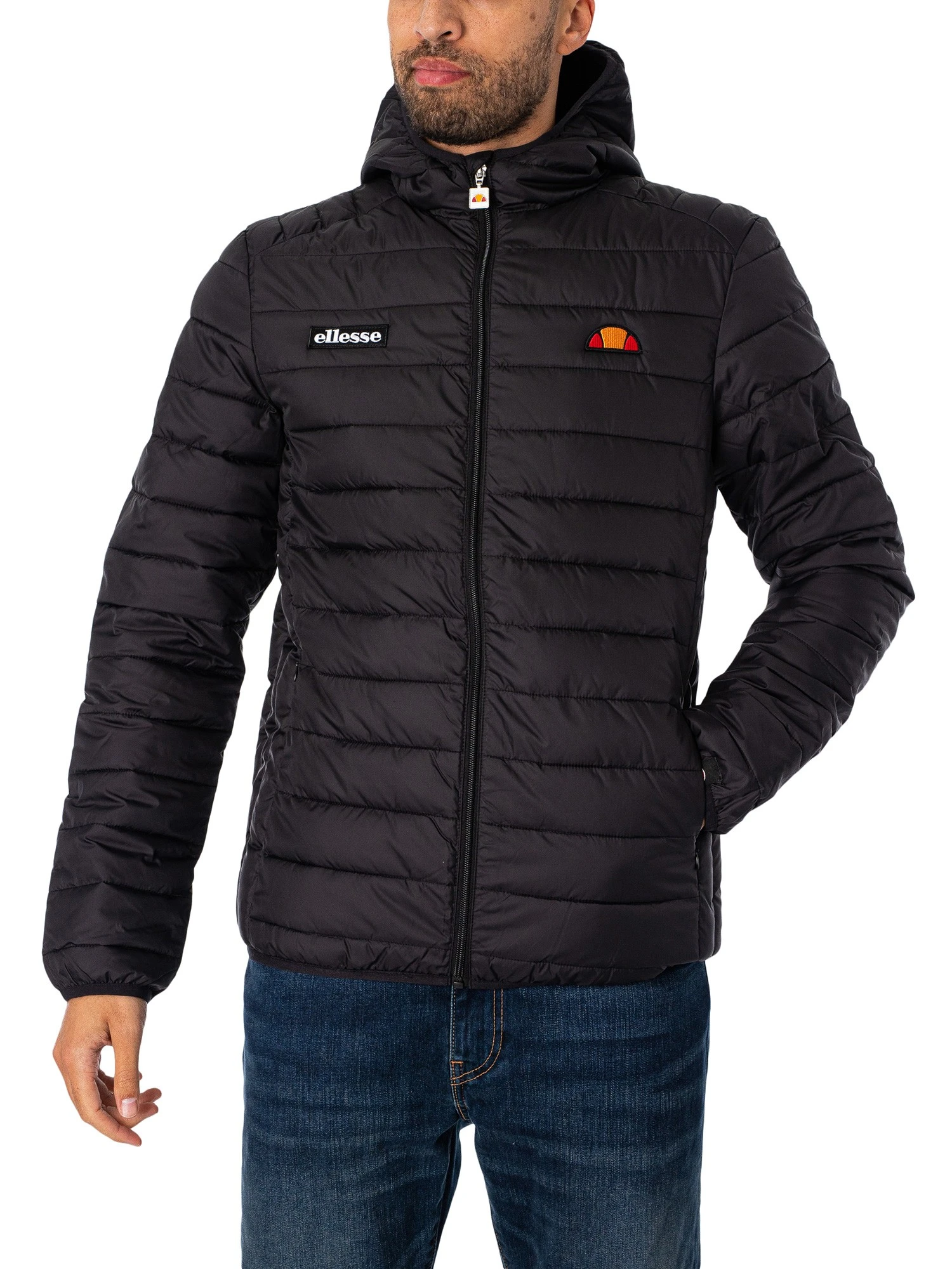 Ellesse Lombardy Padded Jacket - Anthracite 1 Ellesse Lombardy Padded Jacket - Anthracite