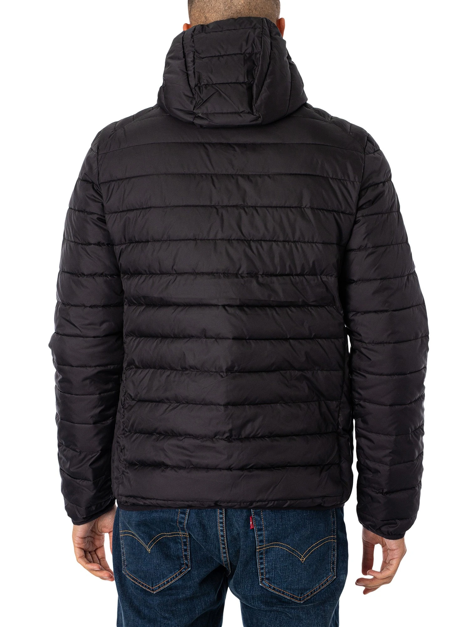 Ellesse Lombardy Padded Jacket - Anthracite 3 Ellesse Lombardy Padded Jacket - Anthracite - Image 3