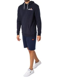 Ellesse Noli Fleece Sweat Shorts - Navy -Standout Fashion Shop 28726g