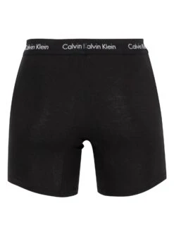 Calvin Klein 3 Pack Cotton Stretch Boxer Briefs - Black/Black -Standout Fashion Shop 29608c