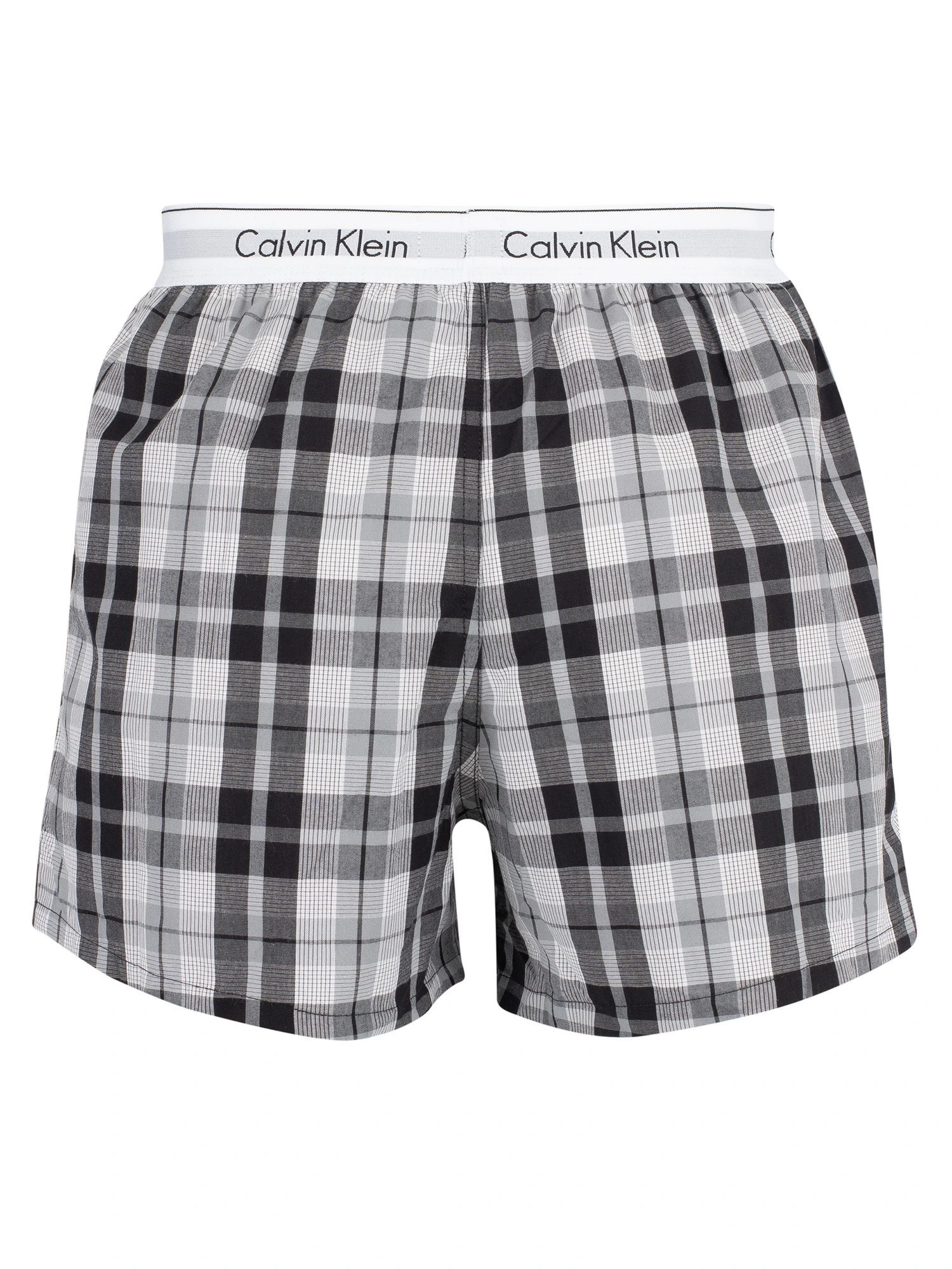 Calvin Klein 2 Pack Woven Boxers - Ryan Striped Well/Hickory Plaid 3 Calvin Klein 2 Pack Woven Boxers - Ryan Striped Well/Hickory Plaid - Image 3