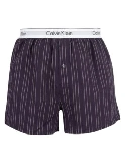 Calvin Klein 2 Pack Woven Boxers - Ryan Striped Well/Hickory Plaid 9 Calvin Klein 2 Pack Woven Boxers - Ryan Striped Well/Hickory Plaid -Standout Fashion Shop 30842d