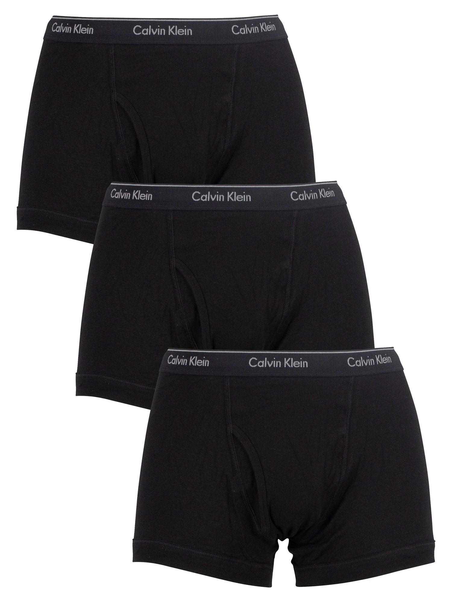 Calvin Klein 3 Pack Classic Fit Trunks - Black 1 Calvin Klein 3 Pack Classic Fit Trunks - Black