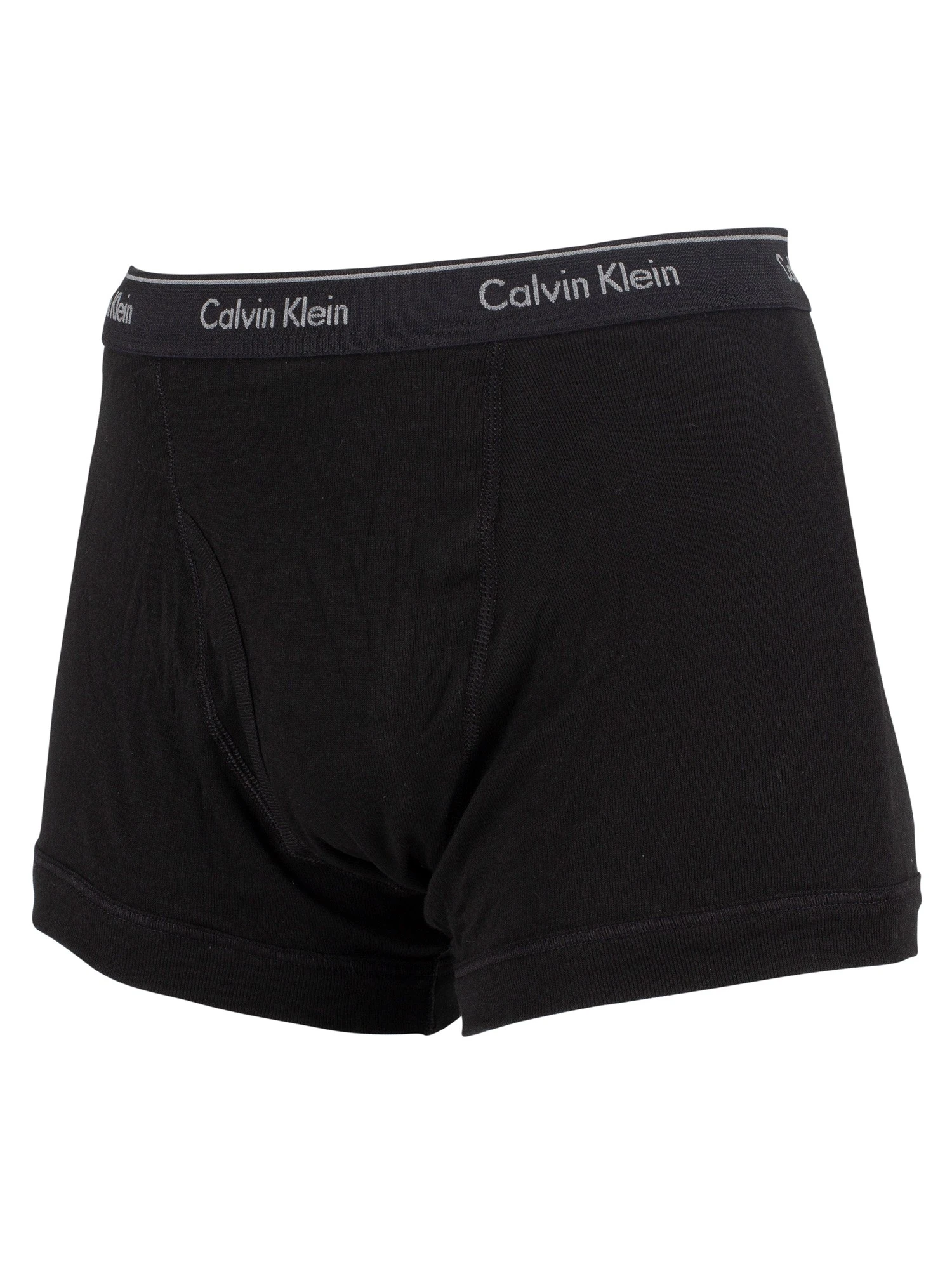 Calvin Klein 3 Pack Classic Fit Trunks - Black 2 Calvin Klein 3 Pack Classic Fit Trunks - Black - Image 2