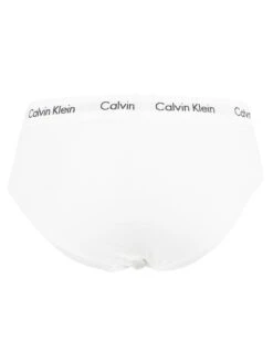Calvin Klein 3 Pack Hip Briefs - White -Standout Fashion Shop 31290c