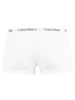 Calvin Klein 3 Pack Low Rise Trunks - Black/White/Grey Heather -Standout Fashion Shop 31291e