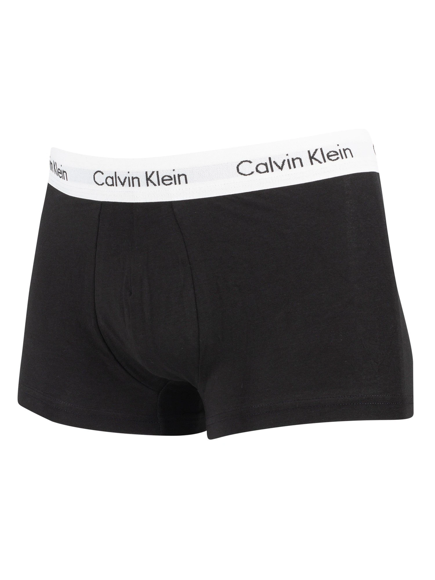 Calvin Klein 3 Pack Low Rise Trunks - Black 2 Calvin Klein 3 Pack Low Rise Trunks - Black - Image 2