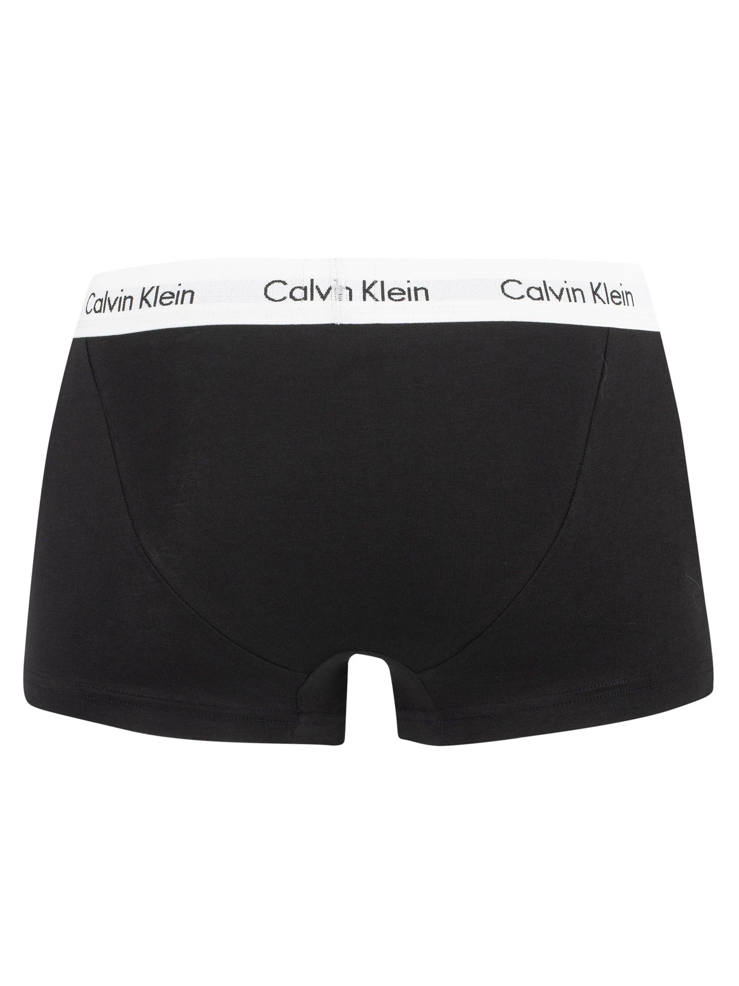 Calvin Klein 3 Pack Low Rise Trunks - Black 3 Calvin Klein 3 Pack Low Rise Trunks - Black - Image 3
