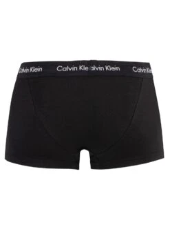 Calvin Klein 3 Pack Low Rise Trunks - Black/Blue Shadow/Cobalt Water -Standout Fashion Shop 31360c