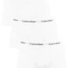 Calvin Klein 3 Pack Low Rise Trunks - White