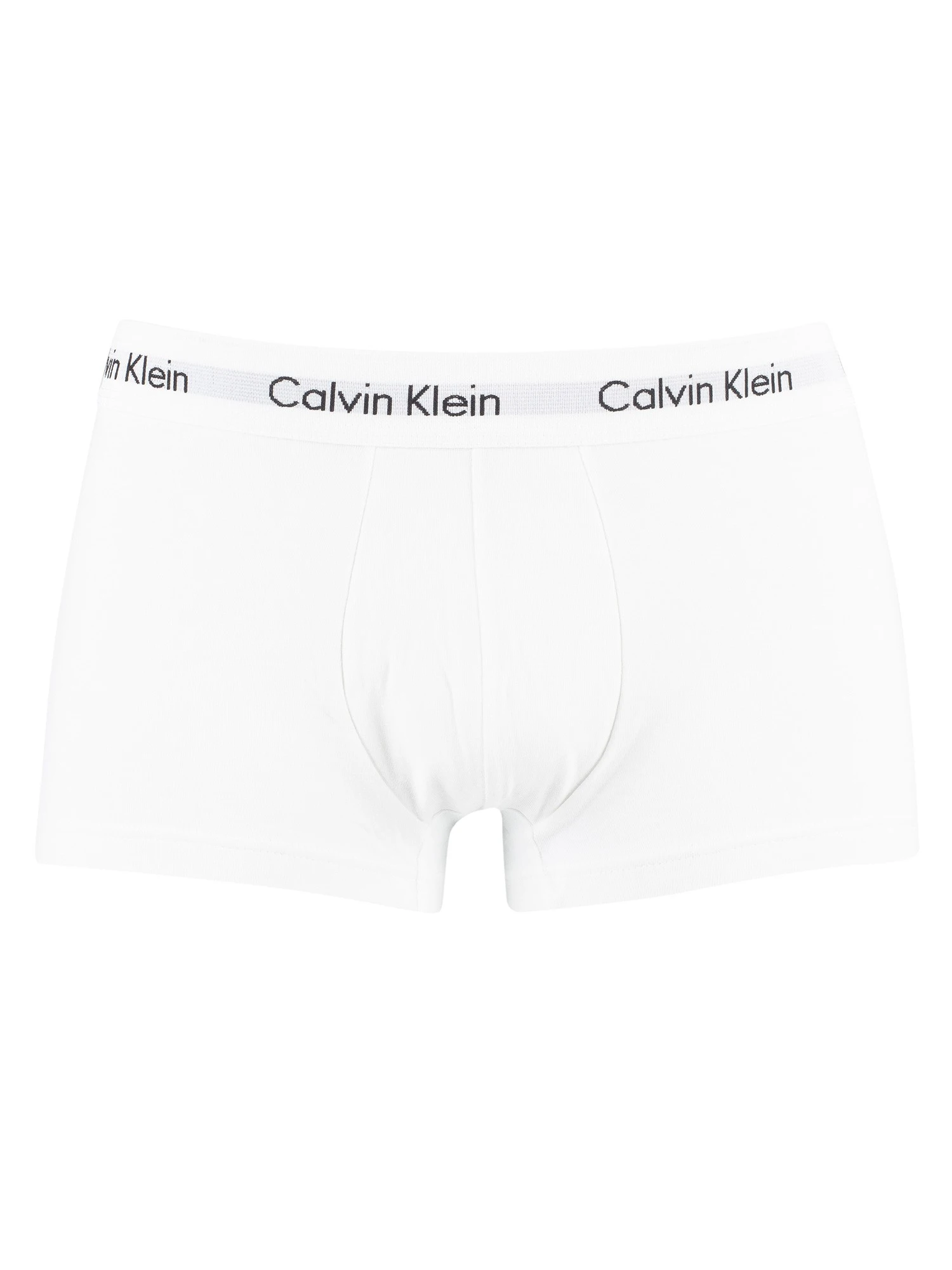 Calvin Klein 3 Pack Low Rise Trunks - White 2 Calvin Klein 3 Pack Low Rise Trunks - White - Image 2