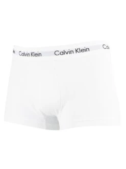 Calvin Klein 3 Pack Low Rise Trunks - White 8 Calvin Klein 3 Pack Low Rise Trunks - White -Standout Fashion Shop 31468c