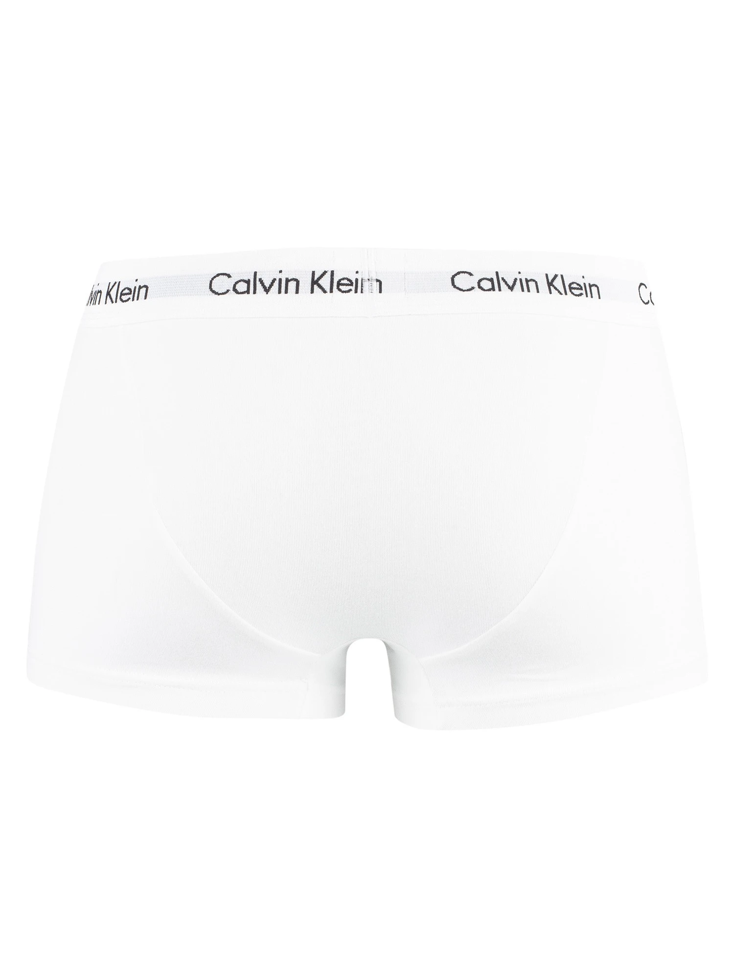 Calvin Klein 3 Pack Low Rise Trunks - White 4 Calvin Klein 3 Pack Low Rise Trunks - White - Image 4