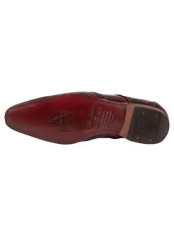 Jeffery West Polished Leather Shoes - Red -Standout Fashion Shop 31526g
