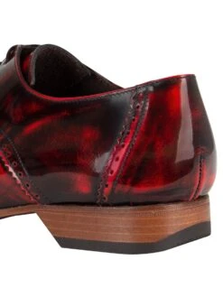 Jeffery West Polished Leather Shoes - Red -Standout Fashion Shop 31526i