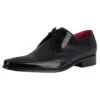 Jeffery West Polished Leather Shoes - Black