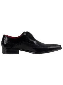 Jeffery West Polished Leather Shoes - Black -Standout Fashion Shop 32185c