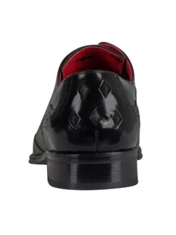 Jeffery West Polished Leather Shoes - Black -Standout Fashion Shop 32185e