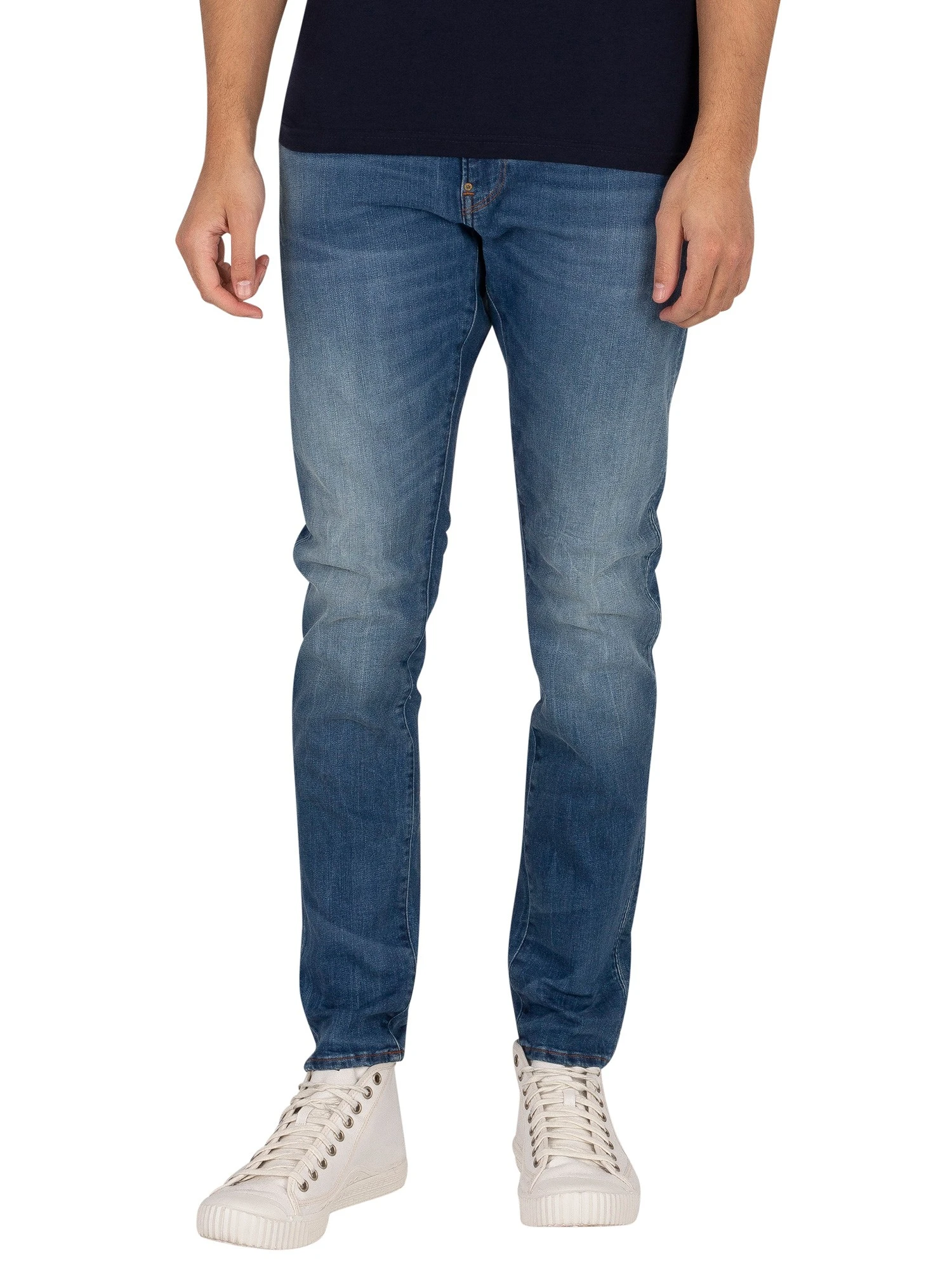G-Star RAW Revend Skinny Jeans - Medium Indigo Aged 1 G-Star RAW Revend Skinny Jeans - Medium Indigo Aged