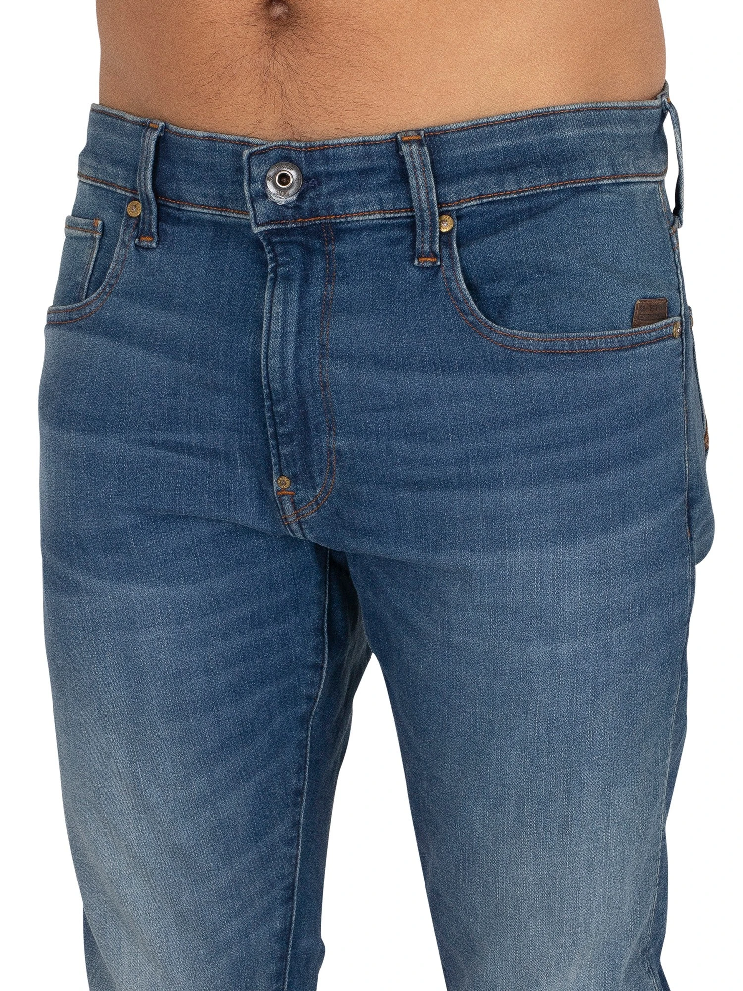 G-Star RAW Revend Skinny Jeans - Medium Indigo Aged 5 G-Star RAW Revend Skinny Jeans - Medium Indigo Aged - Image 5