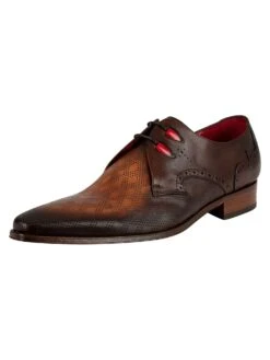 Jeffery West Vintage Leather Shoes - Mid Brown