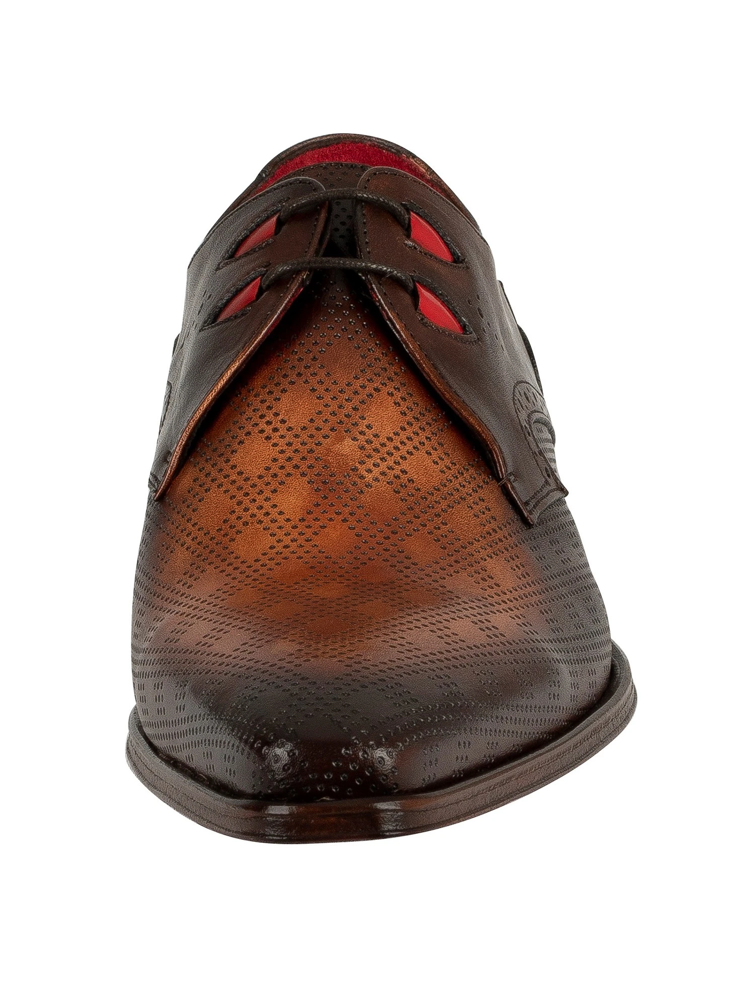 Jeffery West Vintage Leather Shoes - Mid Brown 4 Jeffery West Vintage Leather Shoes - Mid Brown - Image 4