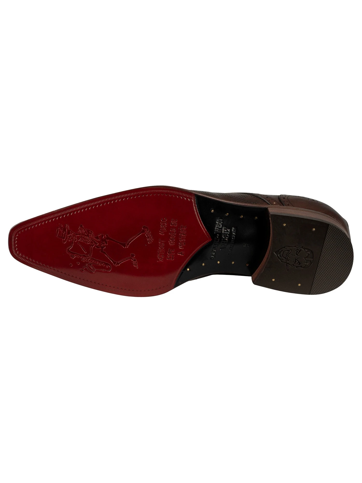 Jeffery West Vintage Leather Shoes - Mid Brown 7 Jeffery West Vintage Leather Shoes - Mid Brown - Image 7