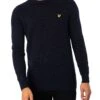 Lyle & Scott Cotton Merino Jumper - Dark Navy