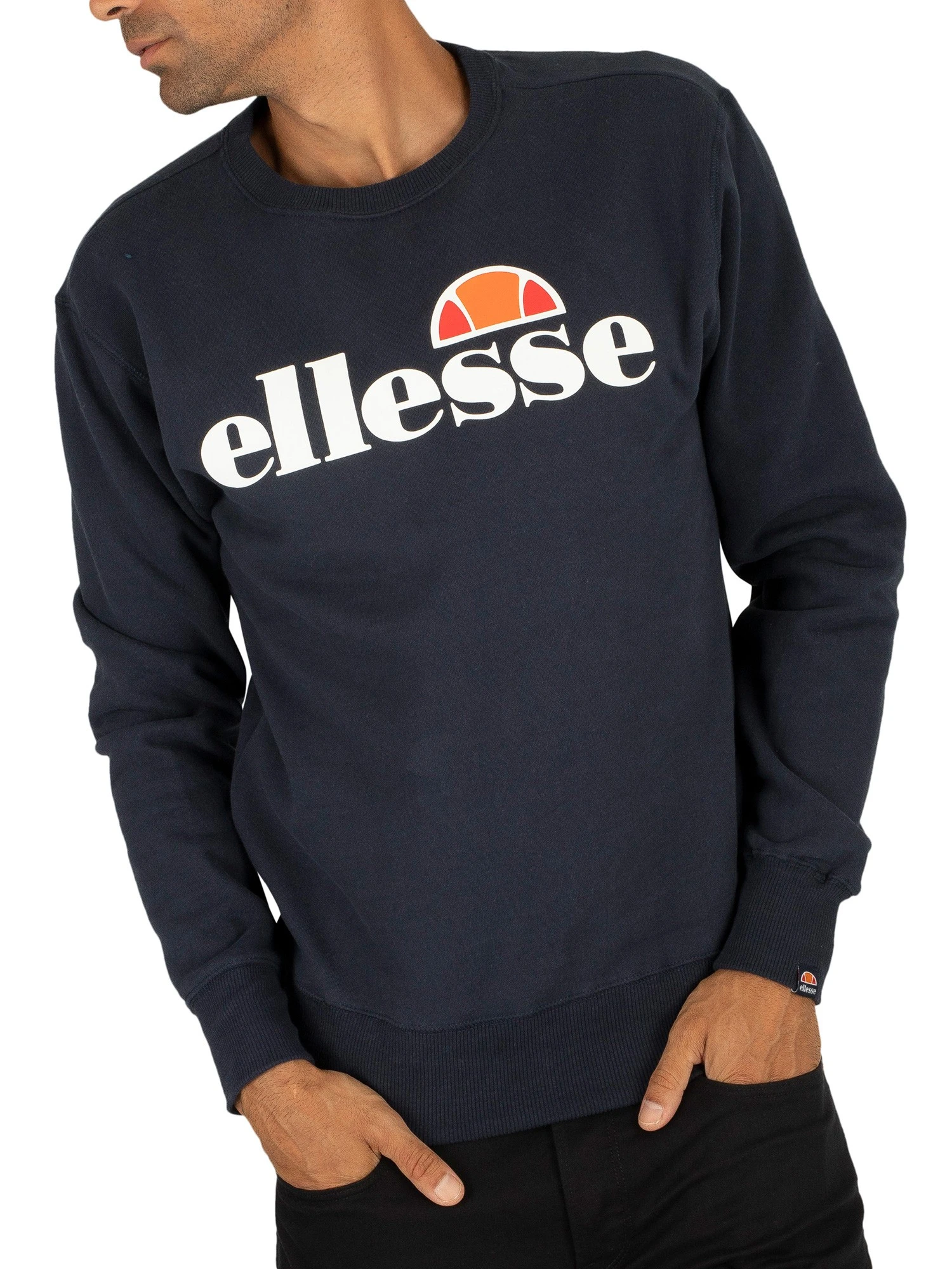 Ellesse SL Succiso Sweatshirt - Navy 2 Ellesse SL Succiso Sweatshirt - Navy - Image 2
