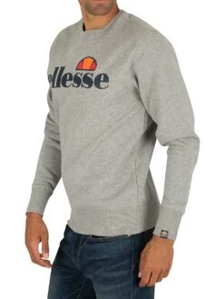 Ellesse SL Succiso Sweatshirt - Grey Marl -Standout Fashion Shop 34364c 2