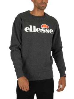 Ellesse SL Succiso Sweatshirt - Dark Grey Marl