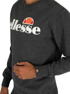 Ellesse SL Succiso Sweatshirt - Dark Grey Marl -Standout Fashion Shop 34708d