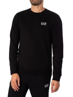 EA7 Logo Sweatshirt - Black