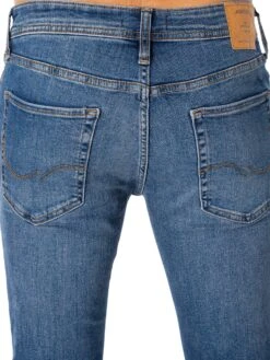 Jack & Jones Liam Original 005 Skinny Jeans - Blue Denim -Standout Fashion Shop 35916d 1