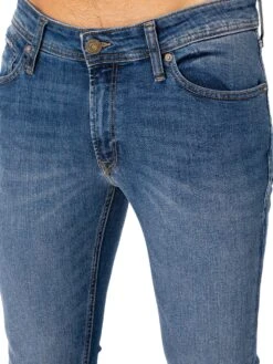 Jack & Jones Liam Original 005 Skinny Jeans - Blue Denim -Standout Fashion Shop 35916e 1