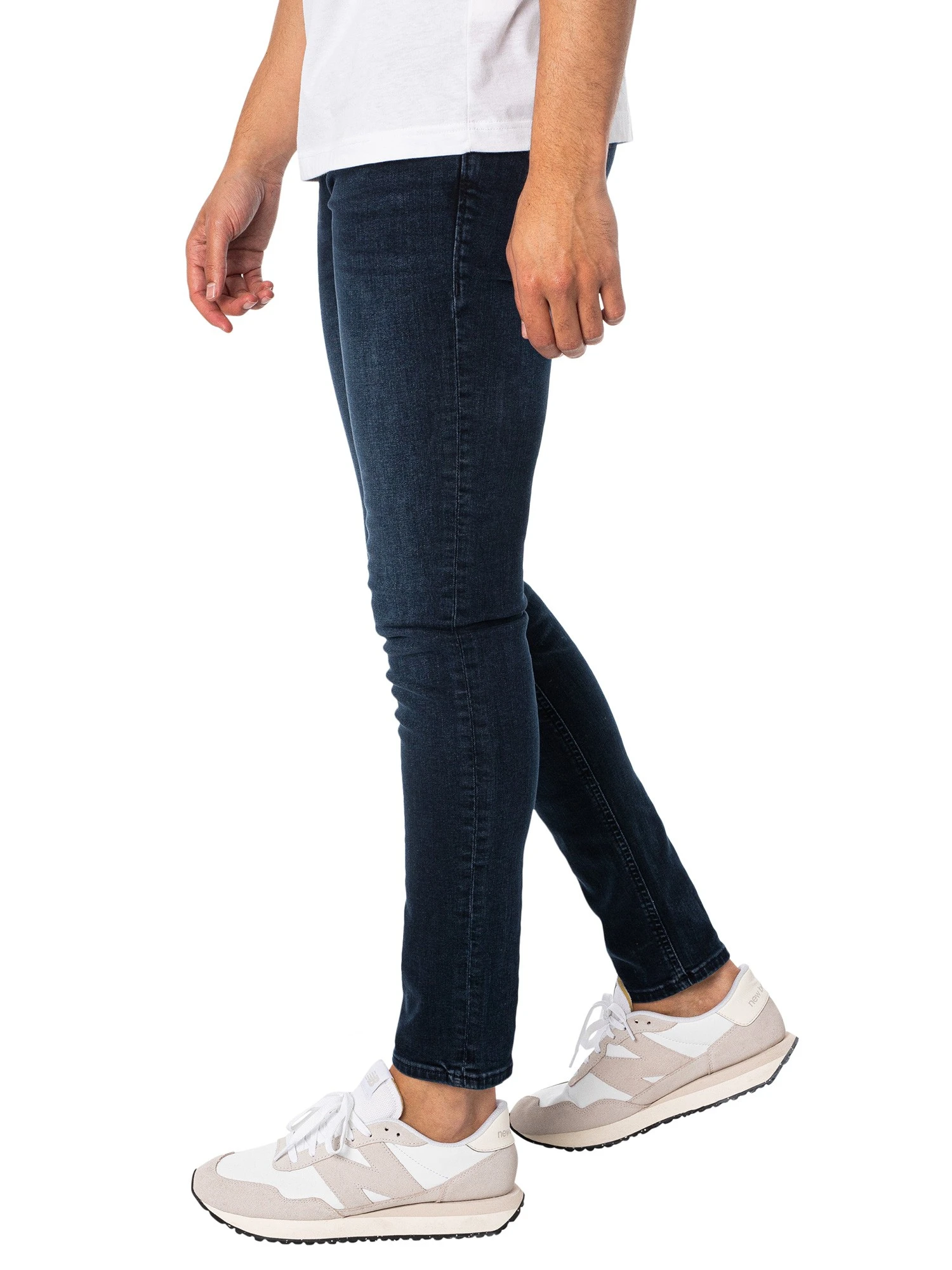 Jack & Jones Liam Original 004 Skinny Jeans - Blue Denim 2 Jack & Jones Liam Original 004 Skinny Jeans - Blue Denim - Image 2