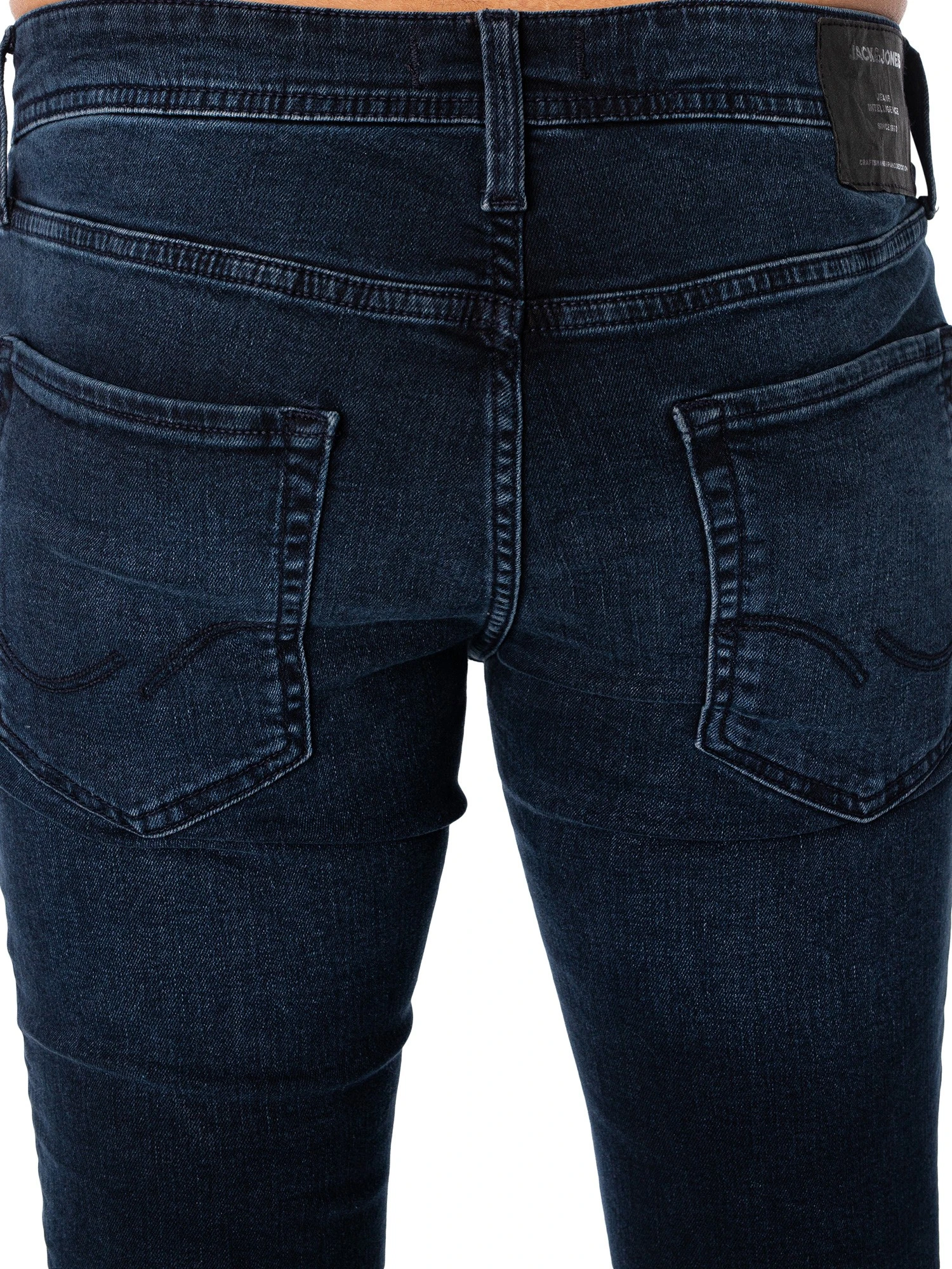 Jack & Jones Liam Original 004 Skinny Jeans - Blue Denim 4 Jack & Jones Liam Original 004 Skinny Jeans - Blue Denim - Image 4