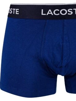 Lacoste 3 Pack Casual Trunks - Navy Blue/Red Methylene 11 Lacoste 3 Pack Casual Trunks - Navy Blue/Red Methylene -Standout Fashion Shop 36123c 1