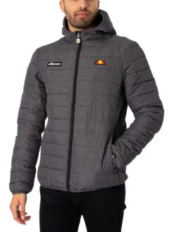 Ellesse Lombardy Padded Jacket - Dark Grey Marl