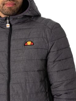Ellesse Lombardy Padded Jacket - Dark Grey Marl -Standout Fashion Shop 36597d 1