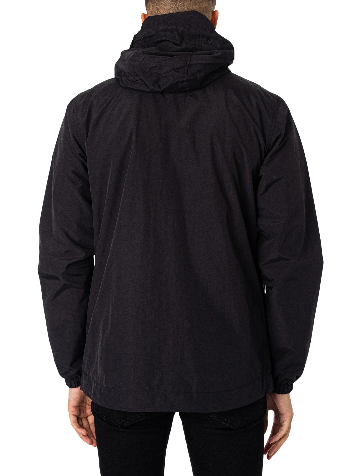 Lyle & Scott Zip Through Hooded Jacket - Jet Black 3 Lyle & Scott Zip Through Hooded Jacket - Jet Black - Image 3
