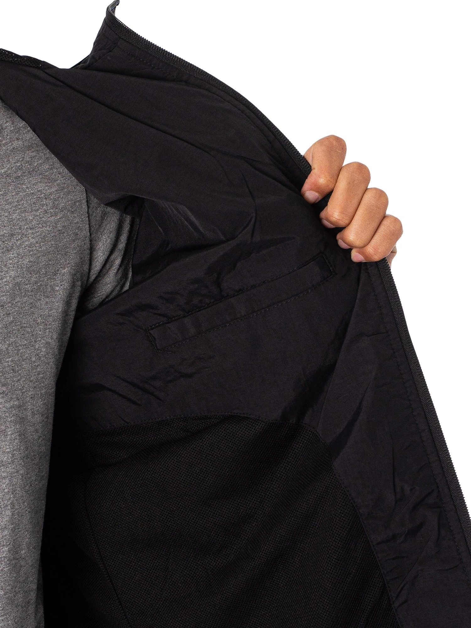 Lyle & Scott Zip Through Hooded Jacket - Jet Black 5 Lyle & Scott Zip Through Hooded Jacket - Jet Black - Image 5