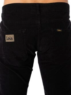 Lois Jeans Sierra Corduroy Jeans - Black -Standout Fashion Shop 37709d 1